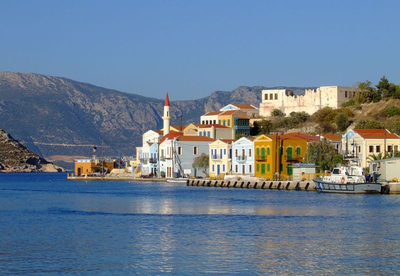 Castellorizo by a gulet